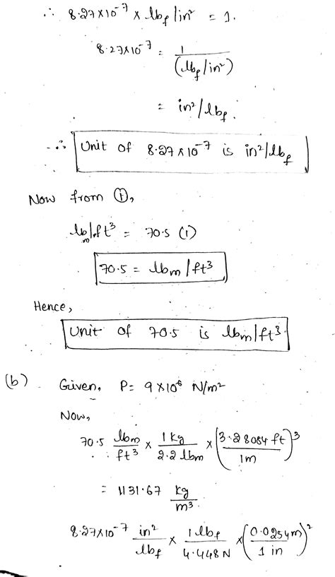 Solved Problem Points The Density Of A Fluid Is Given By The