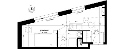 Plan Appartement T1 De 1875 M² Neuf Résidence Step à Strasbourg