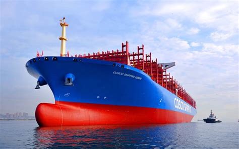 COSCO Unveils Newest 20 000 TEU Container Ship