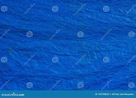 Blue Tarpaulins Fabric Texture Background Stock Image - Image of wavy, pattern: 103790823