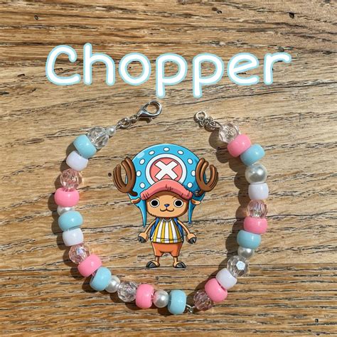 Tony Tony Chopper Beaded Bracelet | One Piece Anime Bracelet | One
