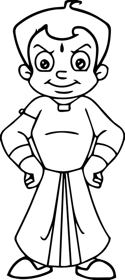 Chota Bheem Coloring Page 21