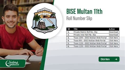 Bise Multan 11th Roll No Slip 2023 Trace By Name