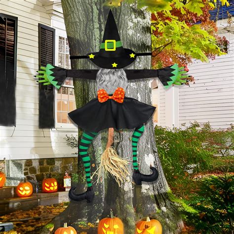 Amazon Crashing Witch Halloween Decorations Outdoor Flying