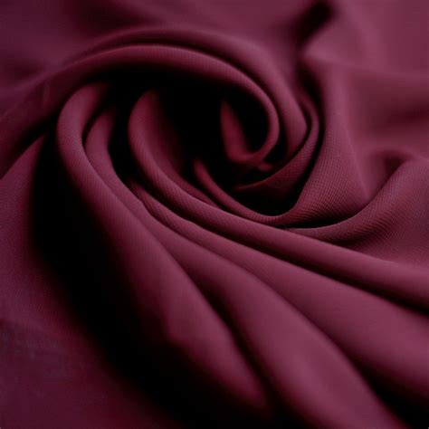 Deep Red Wine Chiffon Fabric New Chiffon Fabric Fabric Red Fabric