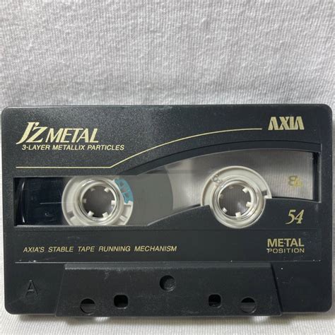 Axia Jz Metal 54 アクシア メタルカセットテープ Metal Cassette Tape Type Iv Metal