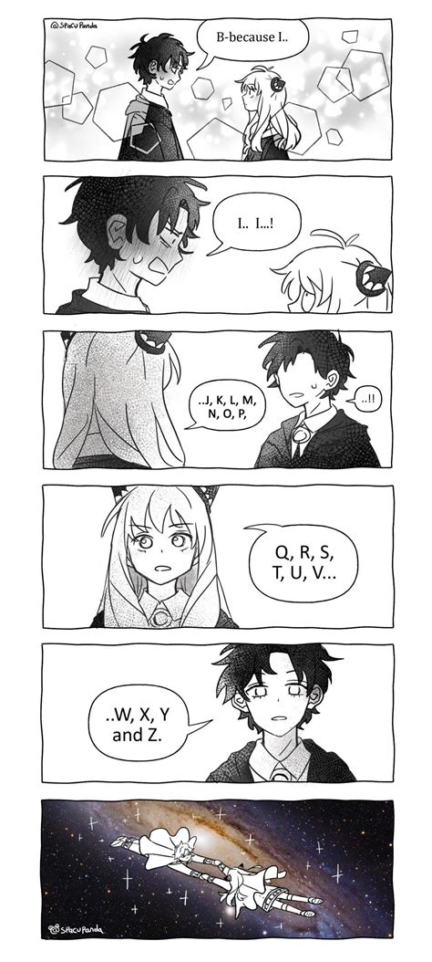 An Anime Comic Strip With Two People Talking To Each Other And One