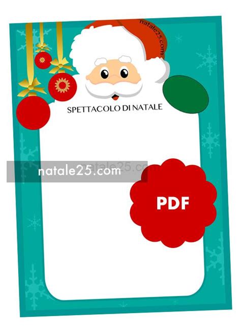 Invito Spettacolo Di Natale Scuola Primaria Natale Letterine