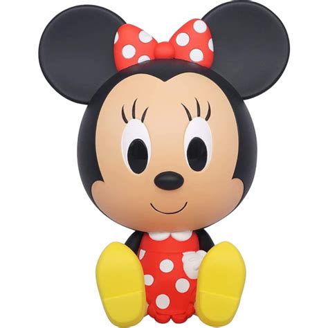 Mickey Mouse - Minnie Mouse Figural PVC 8" Money Bank by Monogram