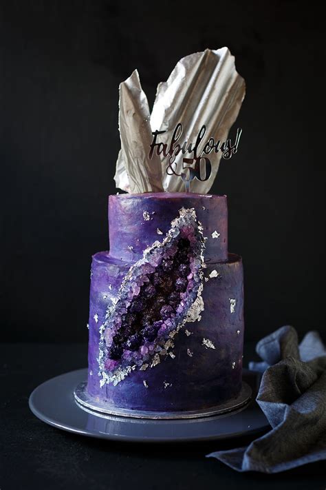 How To Make A Geode Cake The Kate Tin