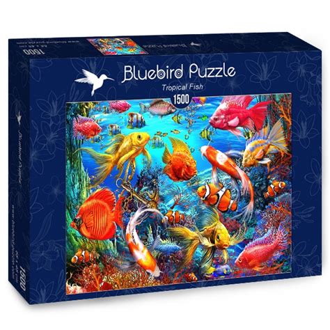 Comprar Puzzle Bluebird Peces Tropicales De 1500 Piezas Bluebird 70192