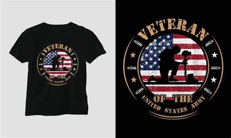 Veterans Day T Shirt Design Template 12507469 Vector Art At Vecteezy