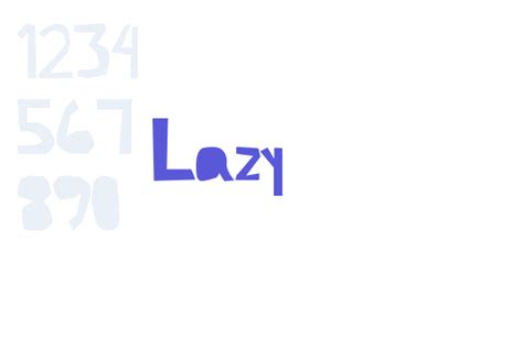 Lazy - Font Free [ Download Now ]