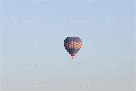 Hot Air Balloon Over Goreme Town 10293395 Stock Photo at Vecteezy