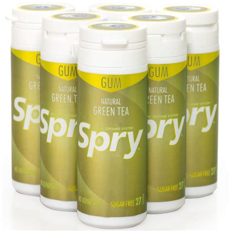 27ct Tube Gum - Green Tea (6 pack) - AllXylitol.com