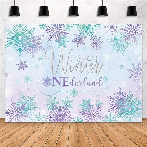 Amazon MEHOFOND Winter Onederland 1st Birthday Decorations