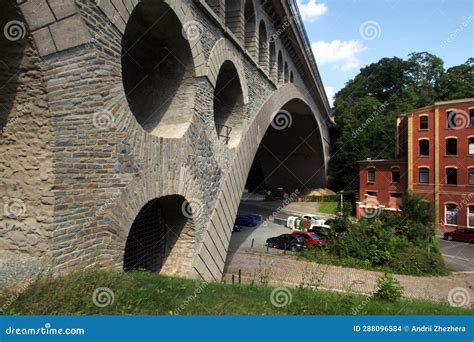 Peace Bridge in Plauen, Germany. the Longest Stone Arch Bridge in the ...