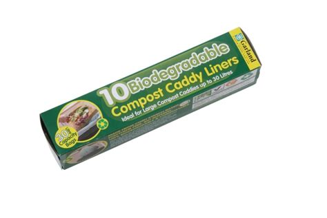 Biodegradable Compost Caddy Liners 30lt (10 Per Roll) – National Garden ...