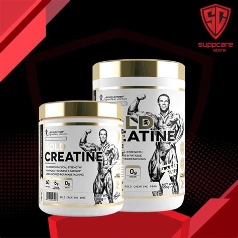 Creatine Kevin Levrone Gold Creatine Monohydrate Hỗ Trợ Tăng Sức Mạnh Cho Cơ Bắp 300g