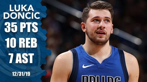 Luka Doncic scores 35 in Mavericks vs. Thunder | 2019-20 NBA Highlights - YouTube