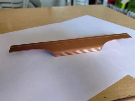 Rose Gold Aluminium Profile Handle Manufacturers For Cabinet Fitting