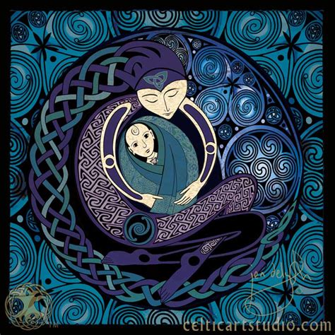 Mabon Ab Modron Limited Edition Celtic Art Print by Welsh artist Jen ...