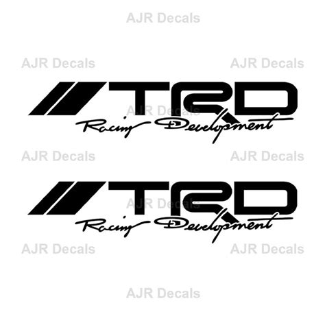 Trd Racing Development Decals Fits Toyota Tacoma Tundra Bedside Truck