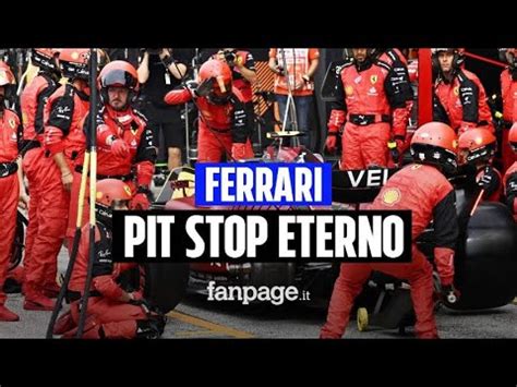 Formula Cosa Andato Storto Al Box Ferrari Sul Pit Stop Di Sainz