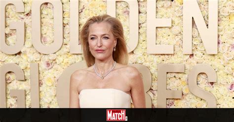 Gillian Anderson Et Sa Robe Vagin Font R Agir Lors Des Golden Globes