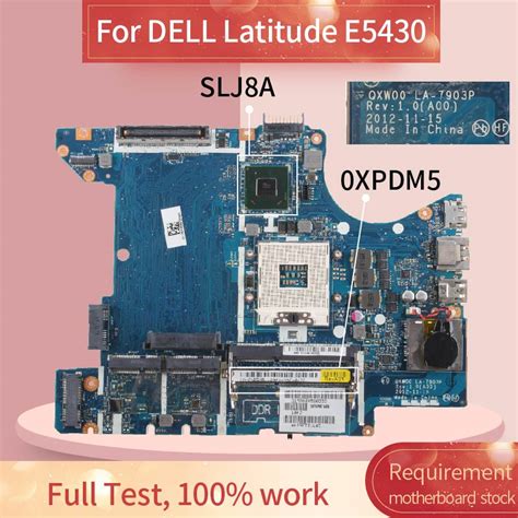 CN 0XPDM5 0XPDM5 Laptop Motherboard For DELL Latitude E5430 Notebook