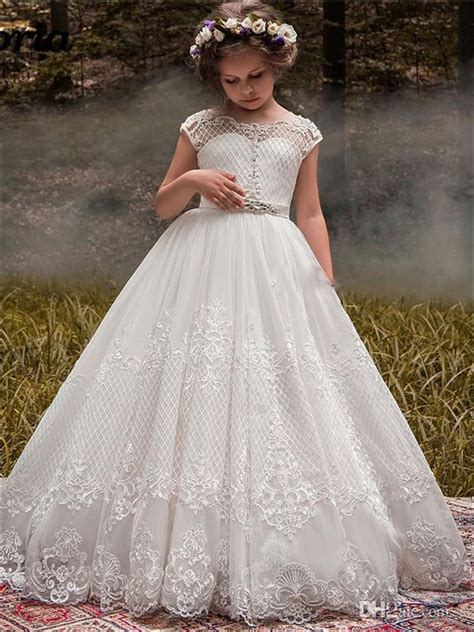 White Lace Communion Dress Atelier Yuwa Ciao Jp