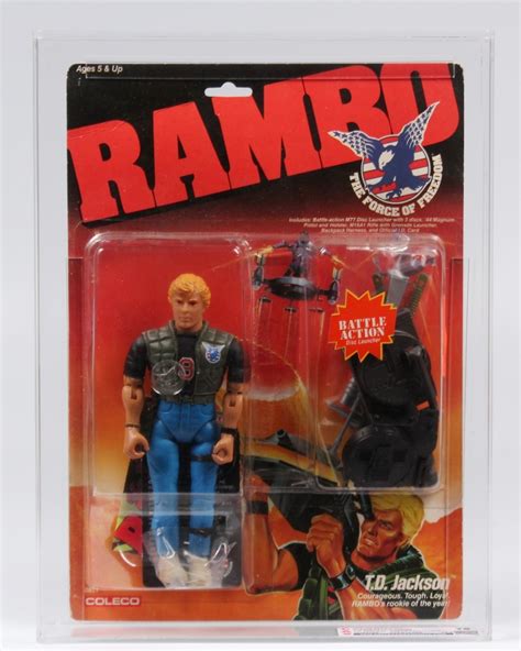 Coleco Rambo Force Of Freedom Carded Action Figure T D Jackson