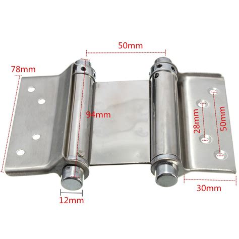 Pcs Inch Double Action Spring Hinge Saloon Cafe Door Swing Door