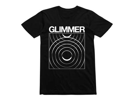 Glimmer 'Circle Wave' T-shirt (Black) | Glimmer