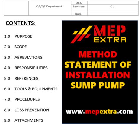 Download Method Statement Of Installation Of Fire Fighting Piping In Pdf Mep Extra Mep