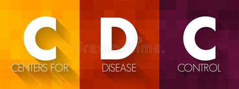 Cdc Centers For Disease Control Acronym Text Concept For