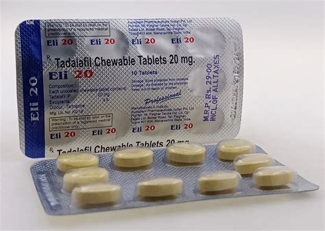 Eli Tadalafil Chewable Tablet At Stripe Cialis Tablet In