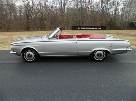 1963 Plymouth Valiant Signet Convertible From Private Collection