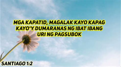 Santiago 12 8 Tagalog Bible Verse Youtube