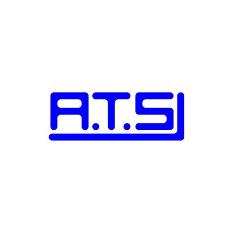 Ats Letter Logo Creative Design With Vector Graphic Ats Simple And Modern Logo 17634076 Vector