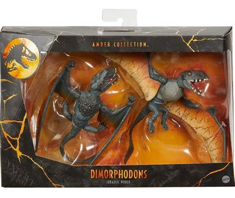 Figuras Jurassic World Dimorphodons Amber Collection Envío Gratis