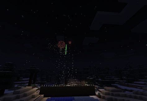 firework show Minecraft Map