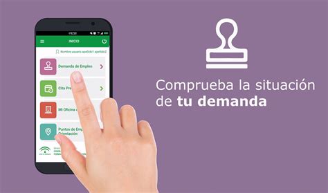 La app del SAE para renovar la demanda desde el móvil alcanza las 61