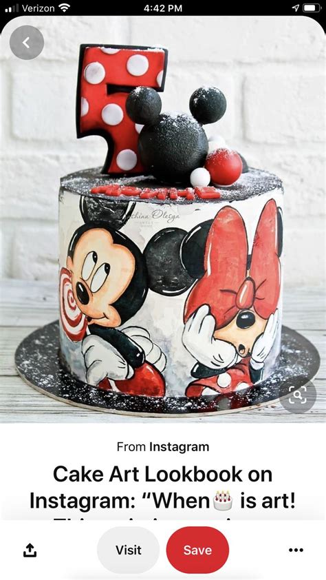 Pin By Maritza Cadillo On Princesas Mickey Birthday Cakes Mickey