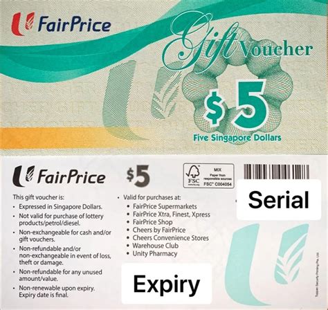 Ntuc Fairprice Vouchers 4 Percent Discount Expiry Feb 2022 Tickets