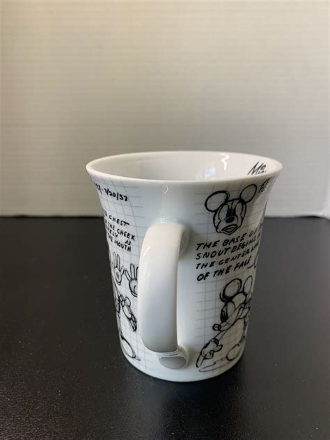 Walt Disney Mickey Mouse Sketchbook Ceramic Mug Coffee Cup Ebay