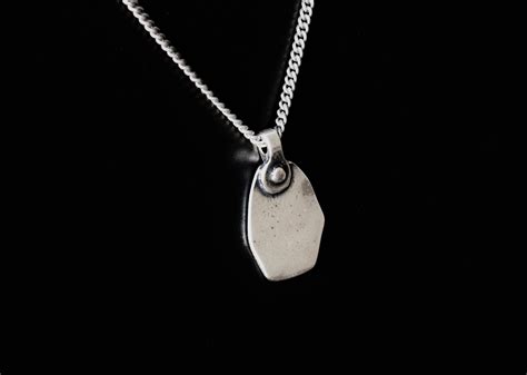 Mens Necklace Men Silver Necklace Mens Pendant Necklace - Etsy