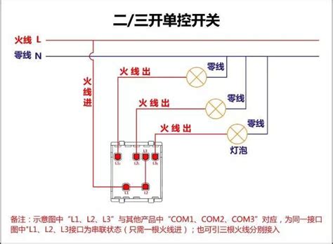 单控开关和双控开关有何区别？怎么接线？附！高清开关接线图图解