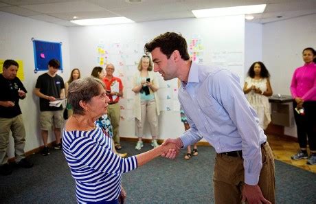 Jon Ossoff Alisha Kramer Jon Ossoff Editorial Stock Photo Stock Image