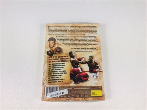 The 10 Greatest Heavyweights Of All Time PAL Region 4 DVD Set Brand New